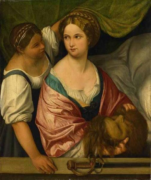 Il Pordenone Judith with the head of Holofernes. Germany oil painting art